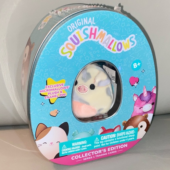 Squishmallows Rosie the Pig 2.5” Collector’s Tin - Picture 1 of 4